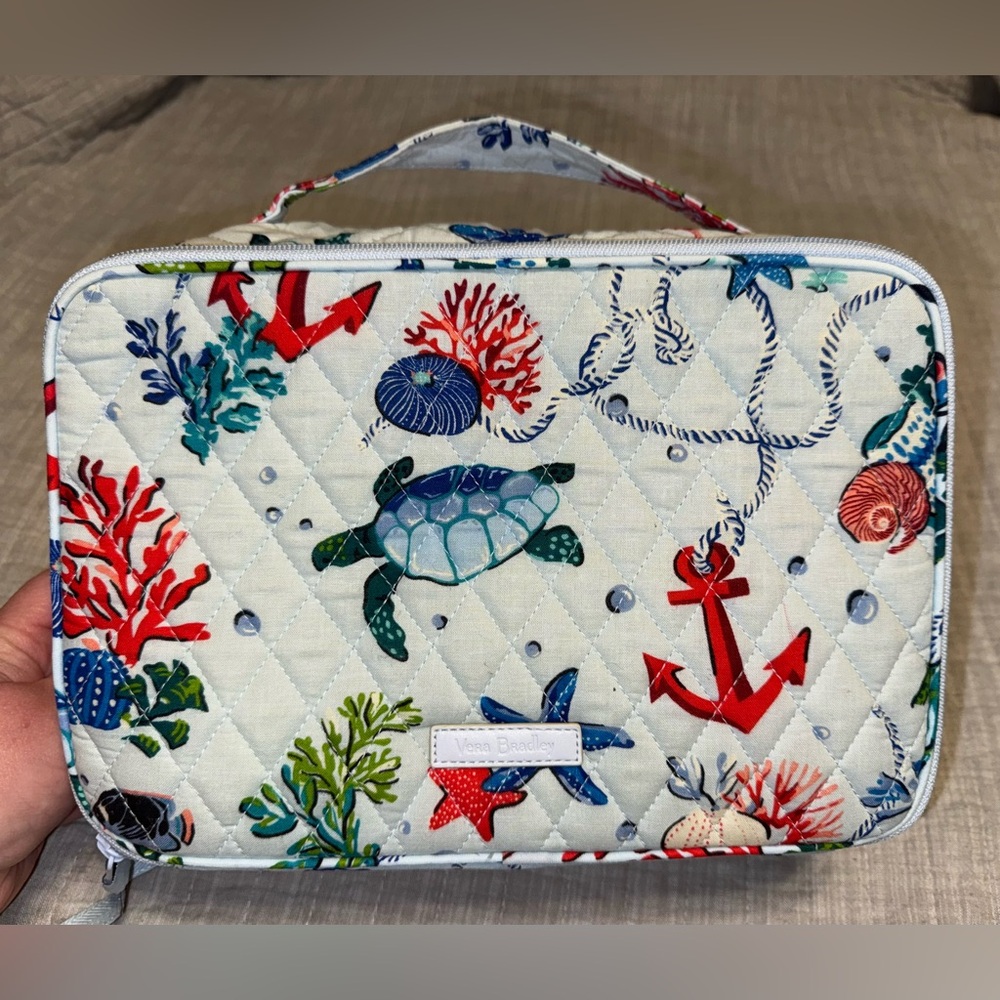 Vera Bradley Large Blush & Brush Makeup Case